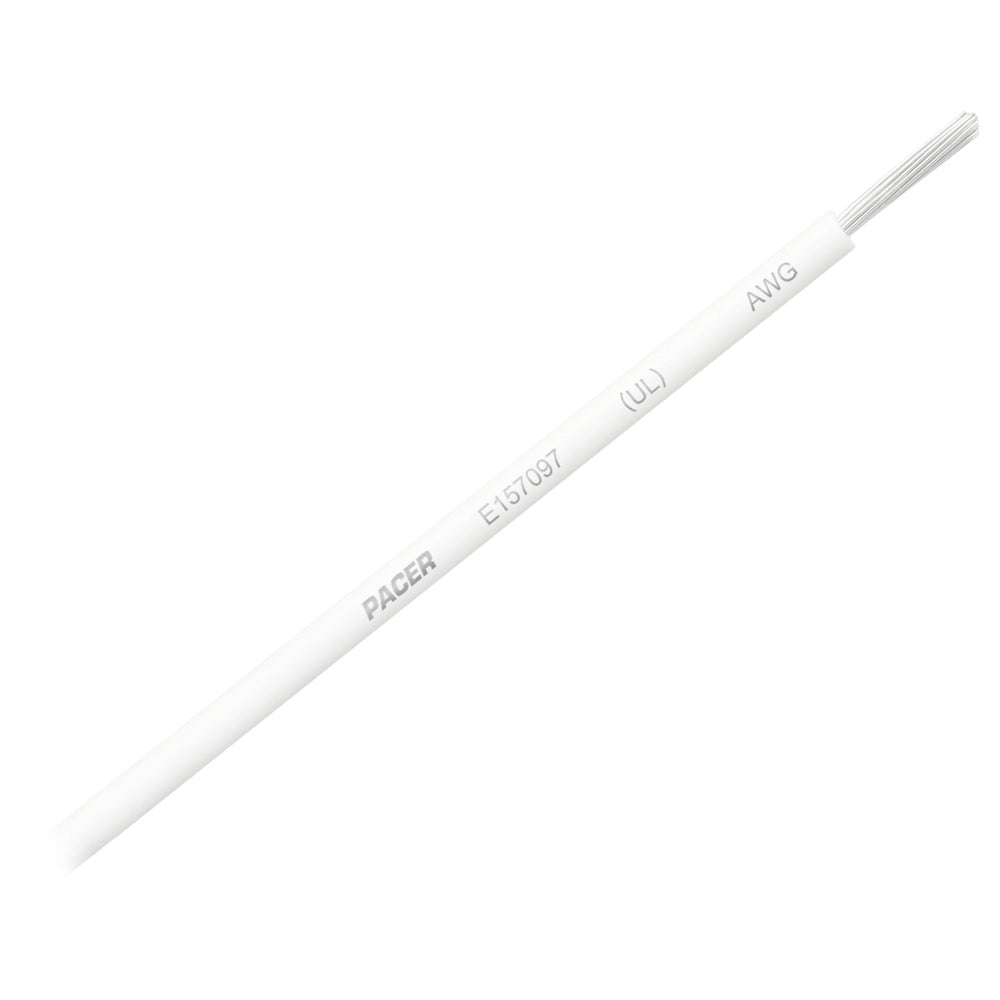 Pacer White 12 AWG Primary Wire 25 WUL12WH25